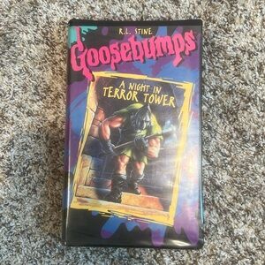 VINTAGE | Goosebumps- A Night in Terror Tower VHS tape